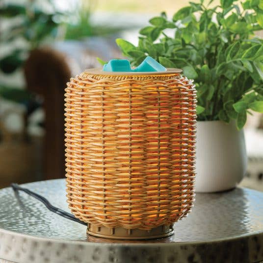 CANDLE WARMERS® WICKER LANTERN Duftlampe elektrisch braun - shop_name