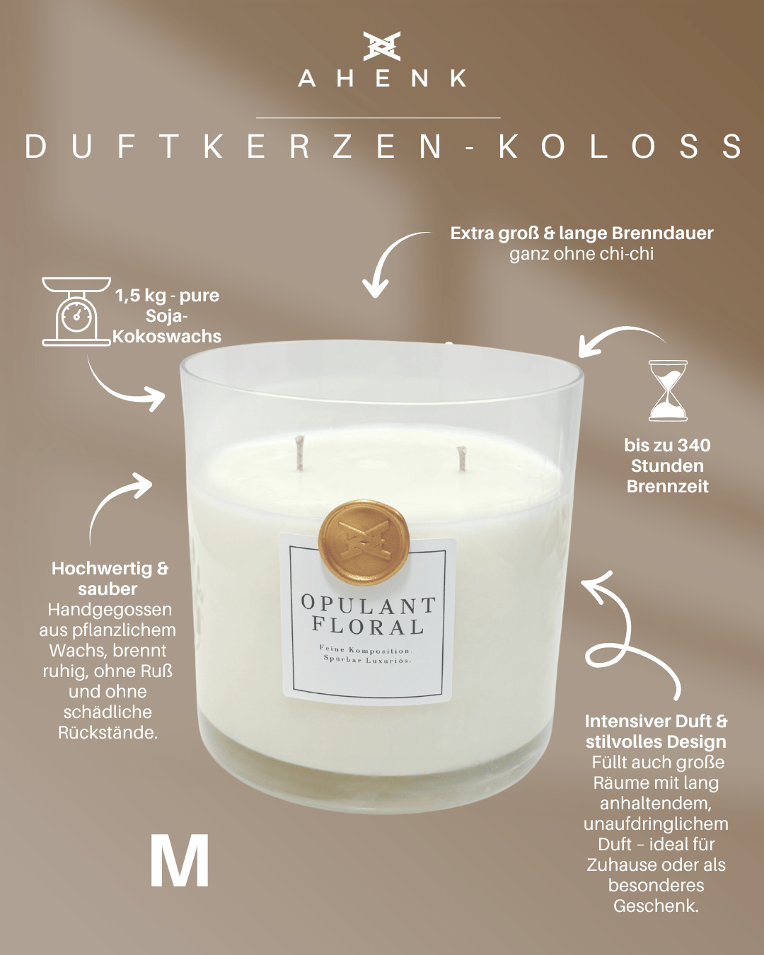 Duftkerze M 1,5 kg - shop_name
