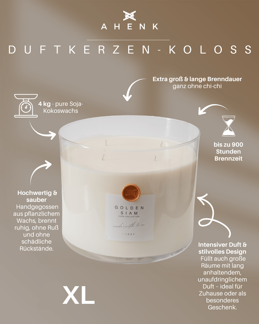 Duftkerze XL - 4 KG - shop_name